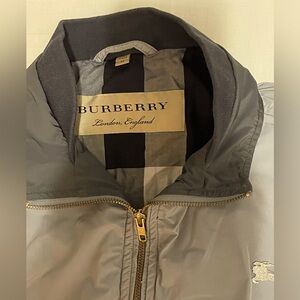 Burberry Men's Charcoal Windbreaker